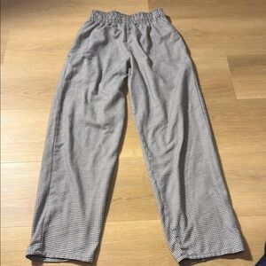 Houndstooth Wide Leg Pants